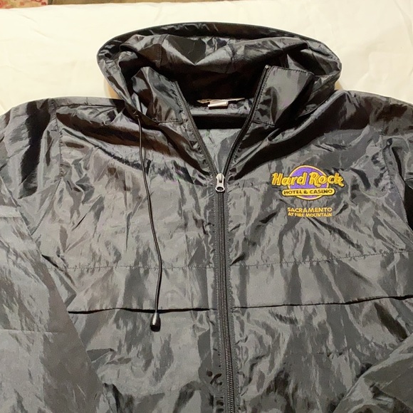 Hard Rock Hotel & Casino Sacramento At Fire Mountain S zip light jacket - Picture 2 of 5